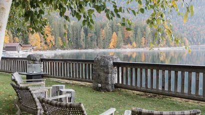 Eibsee Hotel: die stille Seite des Sees am Fuß der Zugspitze